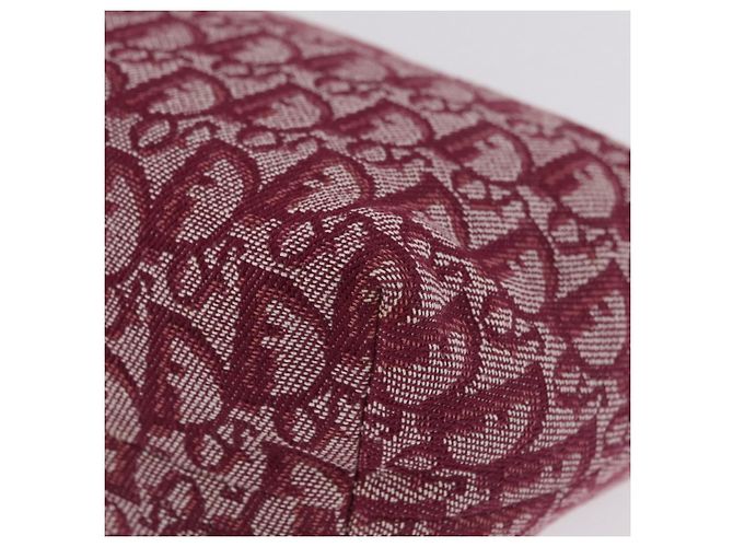 Christian Dior Trotter Canvas Hand Bag Red Gold - vista 15
