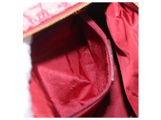 Christian Dior Trotter Canvas Hand Bag Red Gold - vista 22