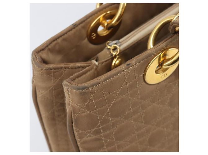 Christian Dior Canage Tote Bag Nylon Beige Gold - vista 17