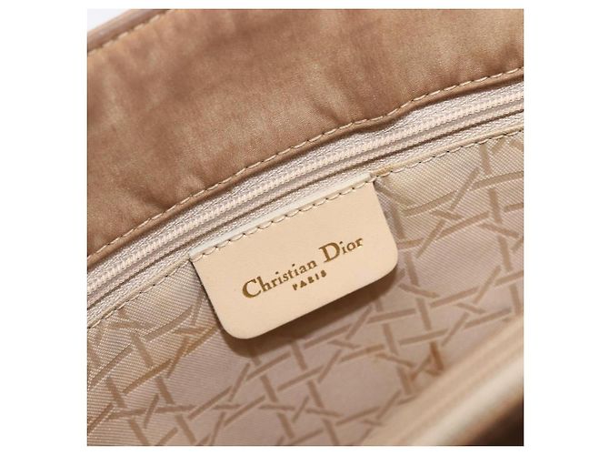 Christian Dior Canage Tote Bag Nylon Beige Gold - vista 19