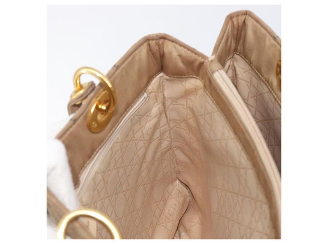 Christian Dior Canage Tote Bag Nylon Beige Gold - vista 21