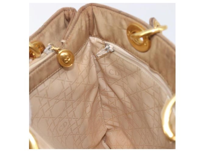 Christian Dior Canage Tote Bag Nylon Beige Gold - vista 22
