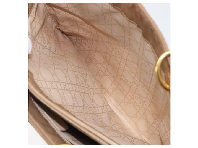 Christian Dior Canage Tote Bag Nylon Beige Gold - vista 27