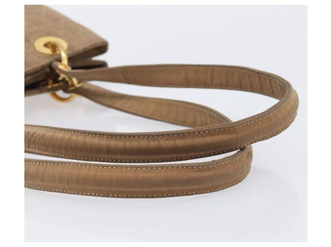 Christian Dior Canage Tote Bag Nylon Beige Gold - vista 8