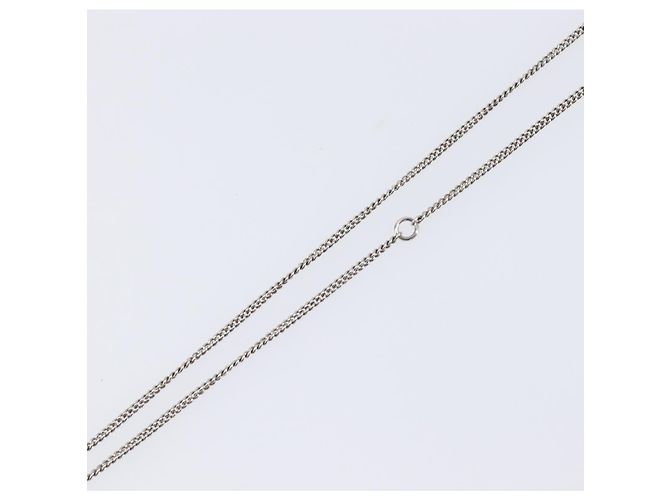 CHANEL COCO Mark Halskette Metall Silber CC - Ansicht 5