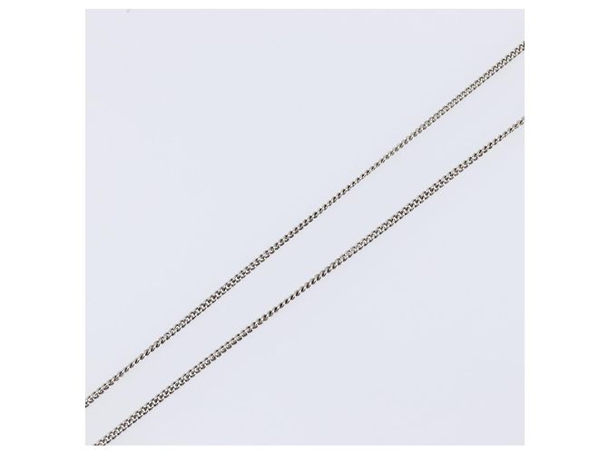 CHANEL COCO Mark Halskette Metall Silber CC - Ansicht 6
