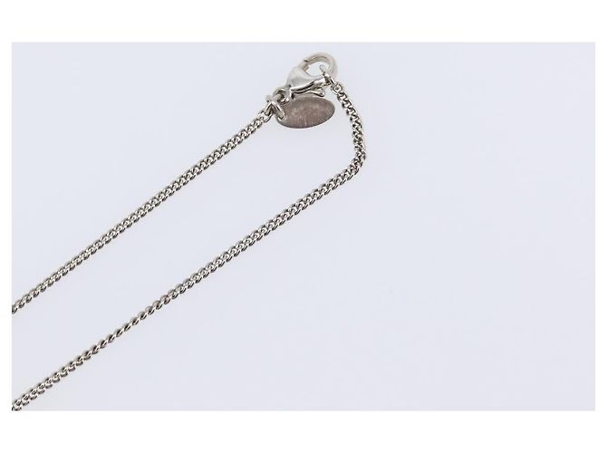 CHANEL COCO Mark Halskette Metall Silber CC - Ansicht 7