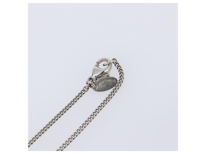 CHANEL COCO Mark Halskette Metall Silber CC - Ansicht 8