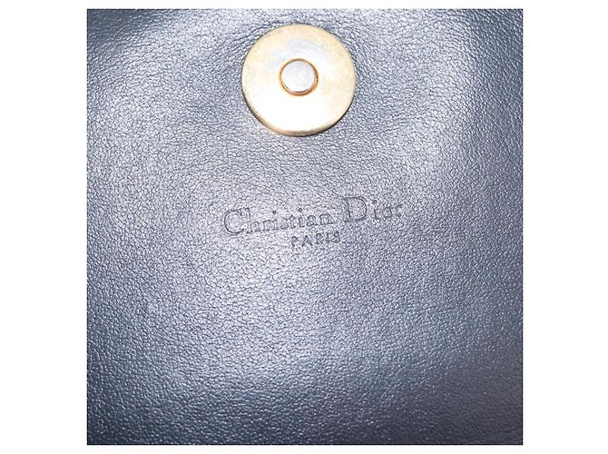 Christian Dior Trotter Canvas Chain Shoulder Bag Navy Gold - vista 21