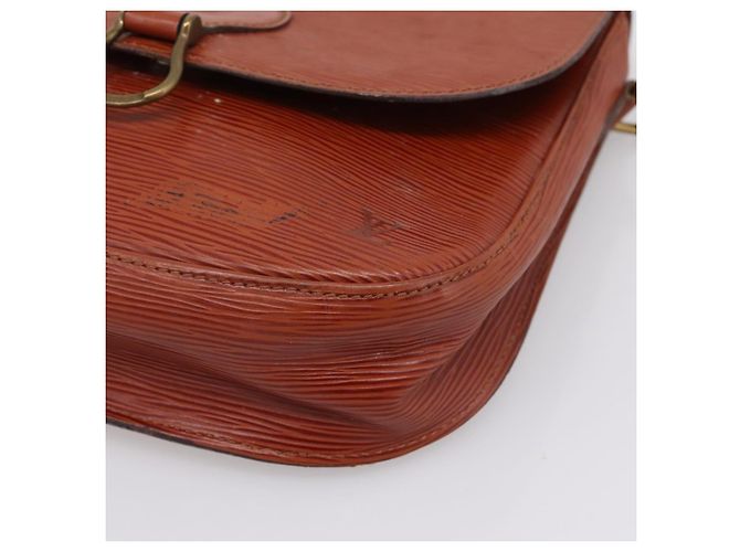 Saint-Cloud LOUIS VUITTON Epi Saint Cloud GM Shoulder Bag Brown M52193 LV - vista 10