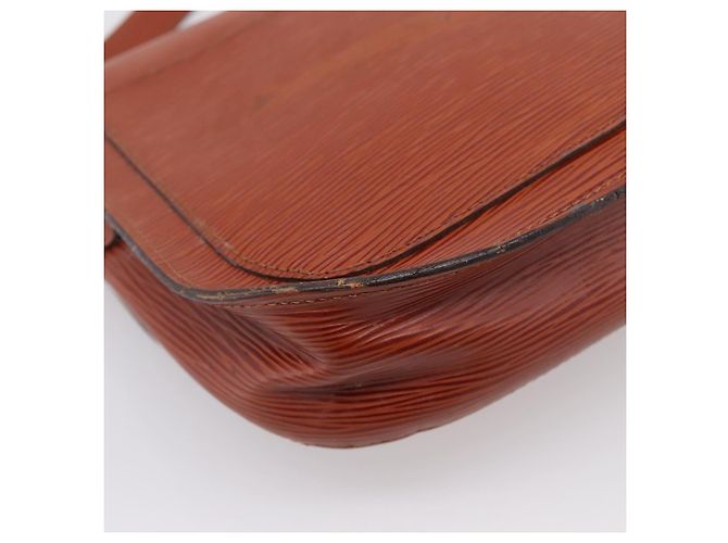 Saint-Cloud LOUIS VUITTON Epi Saint Cloud GM Shoulder Bag Brown M52193 LV - vista 13