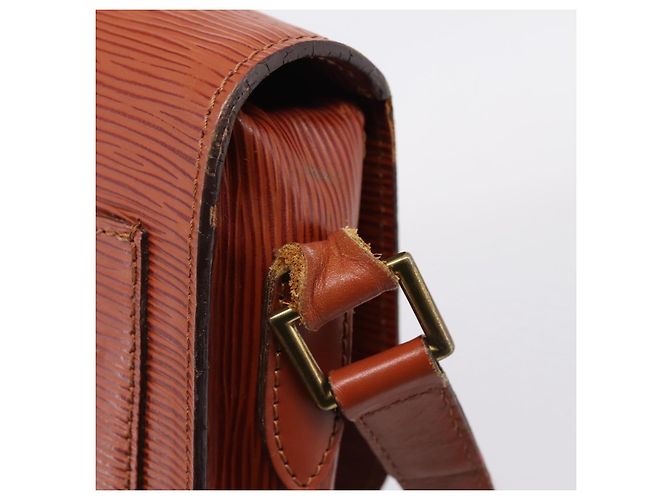 Saint-Cloud LOUIS VUITTON Epi Saint Cloud GM Shoulder Bag Brown M52193 LV - vista 14