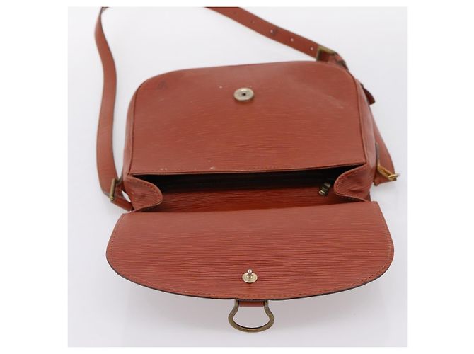 Saint-Cloud LOUIS VUITTON Epi Saint Cloud GM Shoulder Bag Brown M52193 LV - vista 16