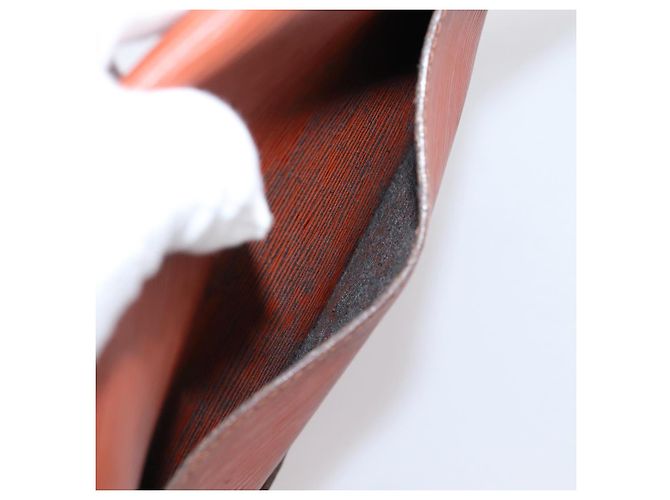 Saint-Cloud LOUIS VUITTON Epi Saint Cloud GM Shoulder Bag Brown M52193 LV - vista 25