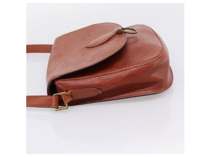 Saint-Cloud LOUIS VUITTON Epi Saint Cloud GM Shoulder Bag Brown M52193 LV - vista 4