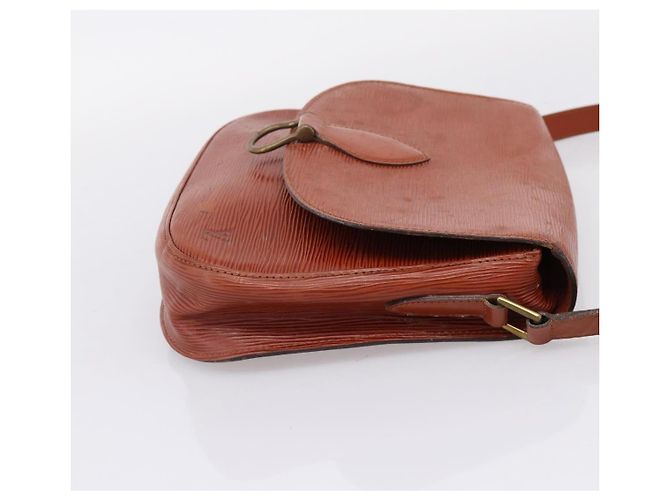Saint-Cloud LOUIS VUITTON Epi Saint Cloud GM Shoulder Bag Brown M52193 LV - vista 5