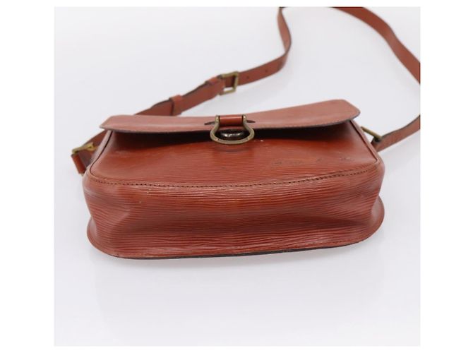 Saint-Cloud LOUIS VUITTON Epi Saint Cloud GM Shoulder Bag Brown M52193 LV - vista 9