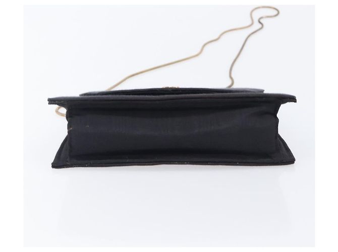 Christian Dior Shoulder Bag Nylon Black Gold Tone - vista 10