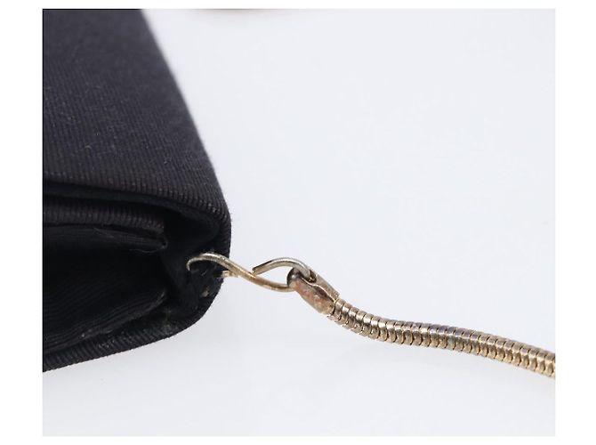 Christian Dior Shoulder Bag Nylon Black Gold Tone - vista 16