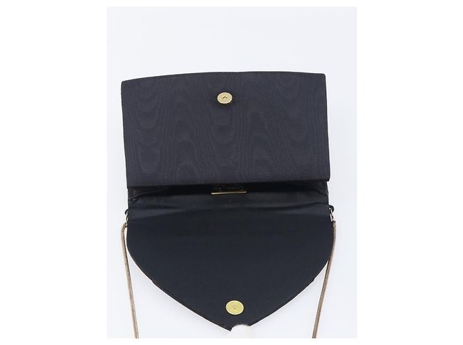 Christian Dior Shoulder Bag Nylon Black Gold Tone - vista 17