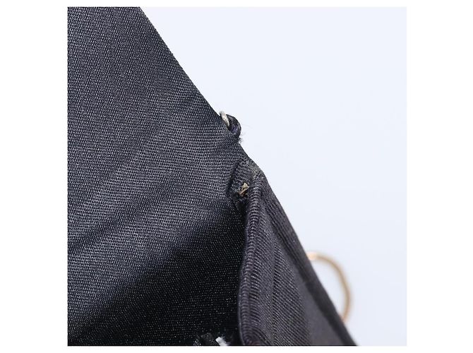 Christian Dior Shoulder Bag Nylon Black Gold Tone - vista 18