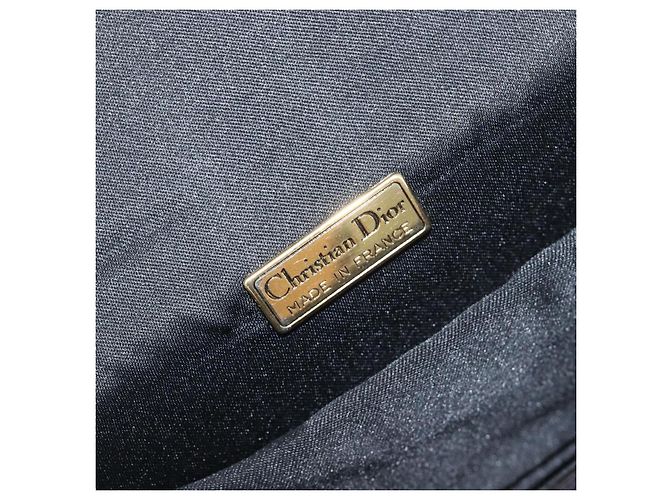 Christian Dior Shoulder Bag Nylon Black Gold Tone - vista 20