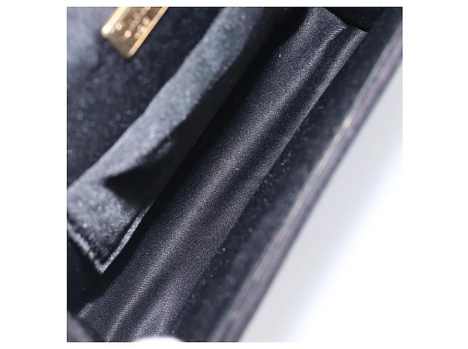 Christian Dior Shoulder Bag Nylon Black Gold Tone - vista 21
