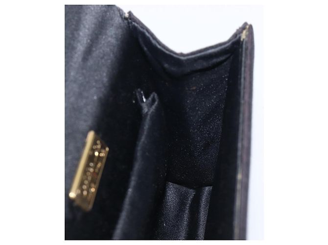 Christian Dior Shoulder Bag Nylon Black Gold Tone - vista 22