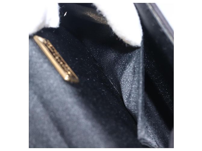 Christian Dior Shoulder Bag Nylon Black Gold Tone - vista 24