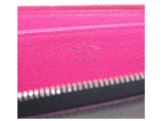 LOUIS VUITTON Epi Zippy Wallet Long Wallet Black M64838 LV - vista 14
