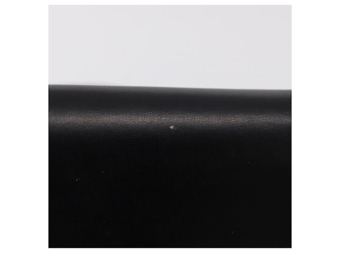 GUCCI Web Sherry Line Shoulder Bag Leather Gold Black - vista 3
