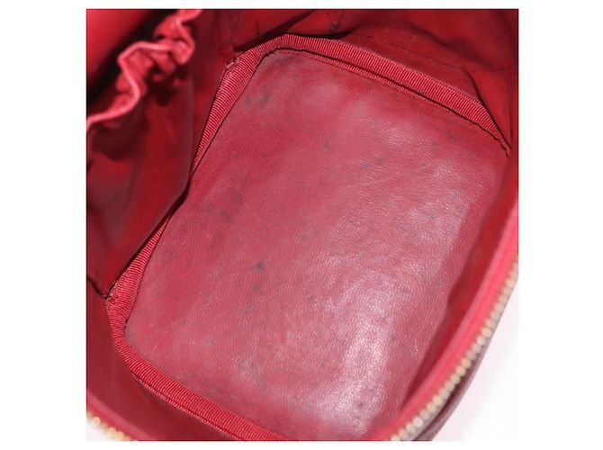 CHANEL Bolsa Vanity Caviar Skin Red Gold CC - vista 18