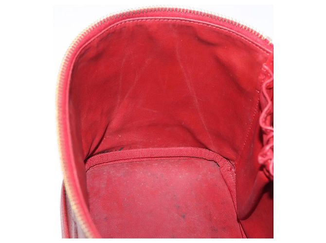 CHANEL Bolsa Vanity Caviar Skin Red Gold CC - vista 20