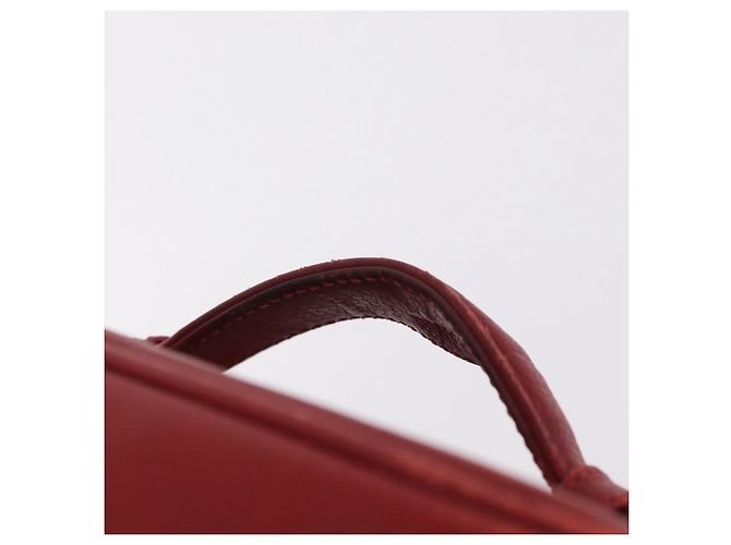 CHANEL Bolsa Vanity Caviar Skin Red Gold CC - vista 8