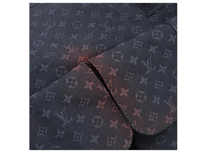 LOUIS VUITTON Monogram Mini Louise Boston Bag TST Blue M42321 LV - vista 14