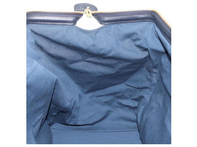 LOUIS VUITTON Monogram Mini Louise Boston Bag TST Blue M42321 LV - vista 19