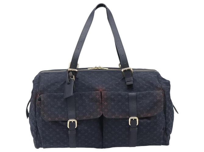 LOUIS VUITTON Monogram Mini Louise Boston Bag TST Blue M42321 LV - vista 2