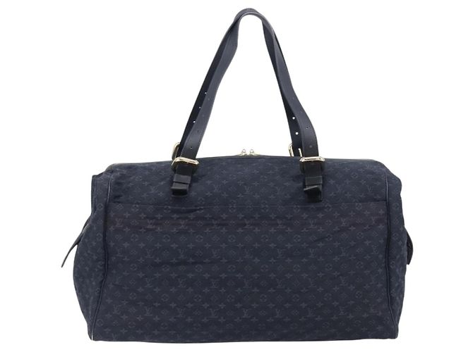 LOUIS VUITTON Monogram Mini Louise Boston Bag TST Blue M42321 LV - vista 3
