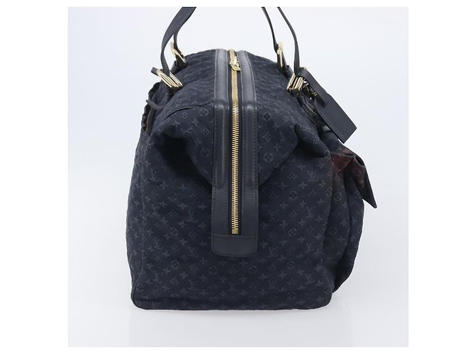 LOUIS VUITTON Monogram Mini Louise Boston Bag TST Blue M42321 LV - vista 5
