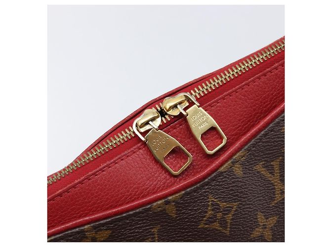 LOUIS VUITTON Monogram Pallas MM Hand Bag 2way Red M41175 LV - vista 21
