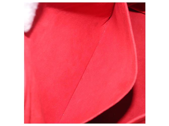 LOUIS VUITTON Monogram Pallas MM Hand Bag 2way Red M41175 LV - vista 27