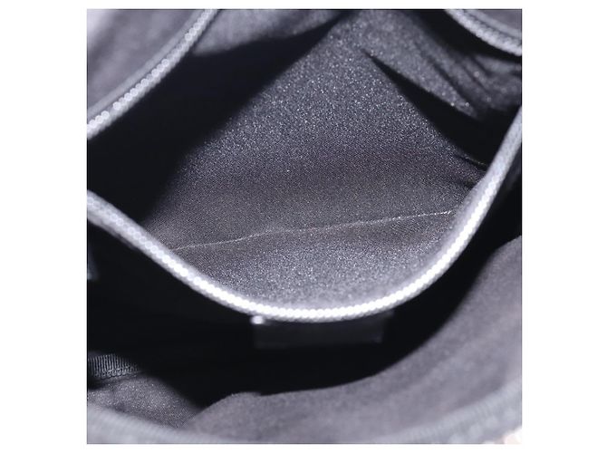 GUCCI GG Canvas Shoulder Bag Black Silver 92551 - vista 21