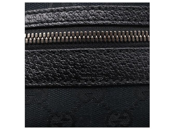 GUCCI GG Canvas Shoulder Bag Black Silver 92551 - vista 22