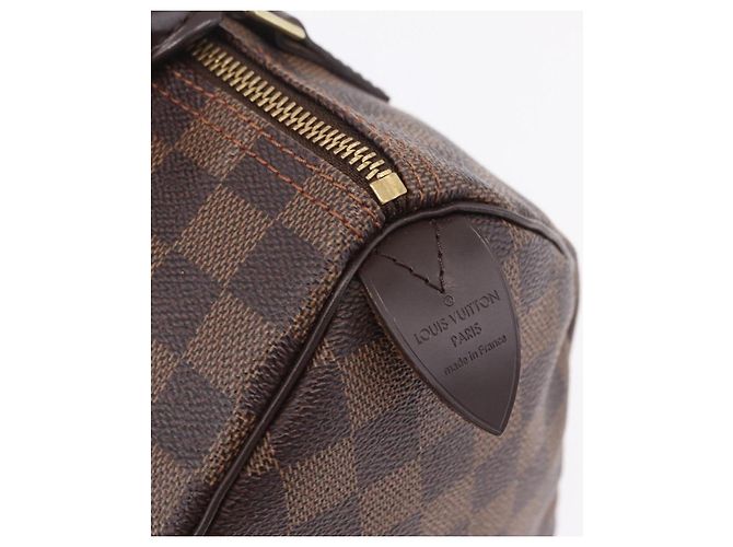 LOUIS VUITTON Damier Ebene Speedy 25 Hand Bag N41532 LV - vista 16