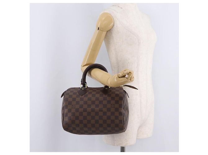 LOUIS VUITTON Damier Ebene Speedy 25 Hand Bag N41532 LV - vista 24