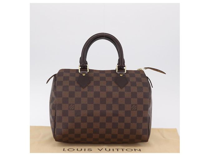 LOUIS VUITTON Damier Ebene Speedy 25 Hand Bag N41532 LV - vista 25