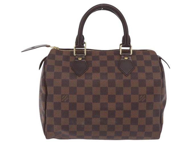 LOUIS VUITTON Damier Ebene Speedy 25 Hand Bag N41532 LV - vista 3