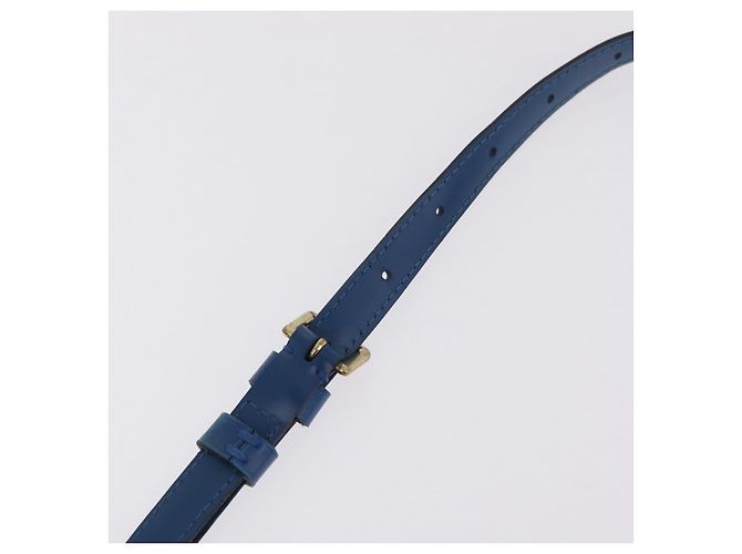 LOUIS VUITTON Epi Jeune Fille MM Shoulder Bag Toledo Blue M52155 LV - vista 10