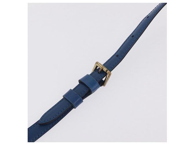 LOUIS VUITTON Epi Jeune Fille MM Shoulder Bag Toledo Blue M52155 LV - vista 11
