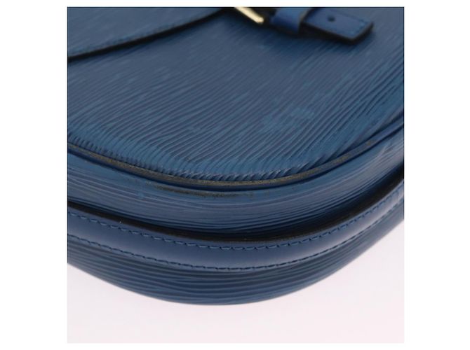 LOUIS VUITTON Epi Jeune Fille MM Shoulder Bag Toledo Blue M52155 LV - vista 13